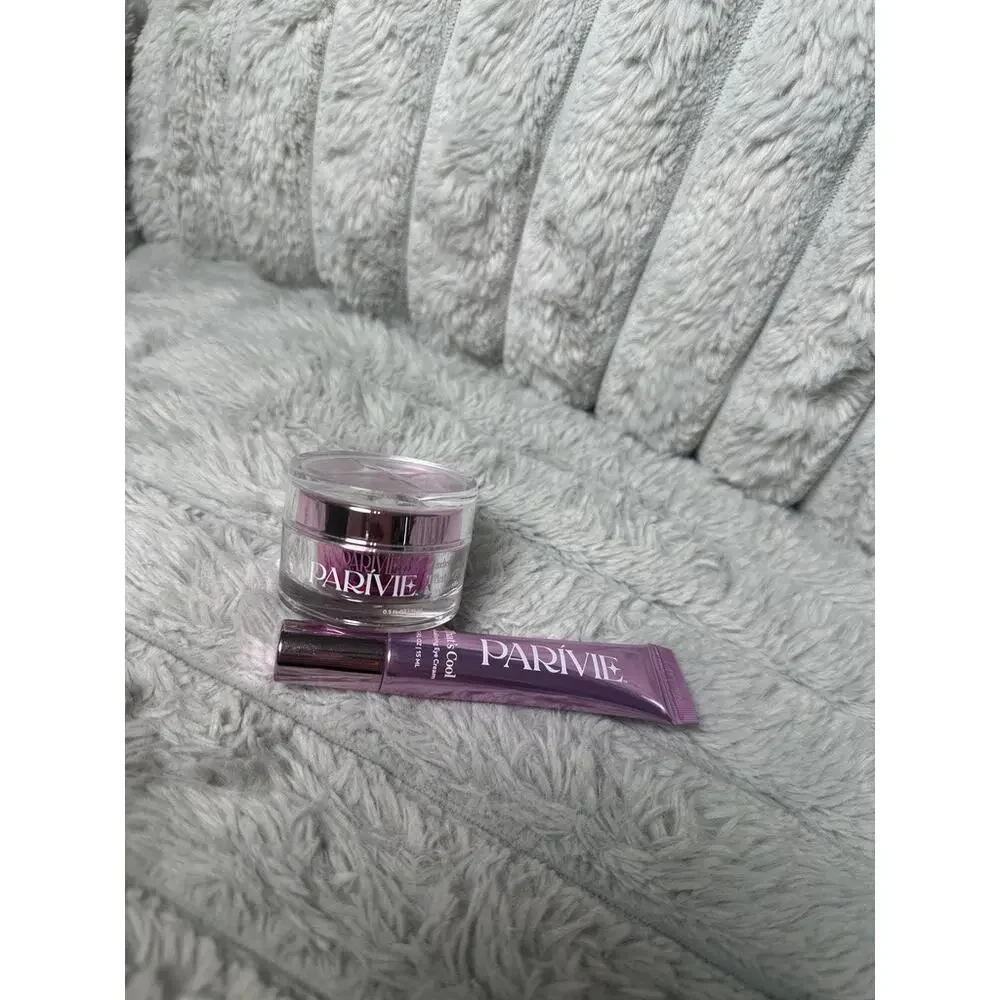 Parivie Cooling Metal Tip Eye Duo Depuff Brighten Tired Eyes Skincare Set New